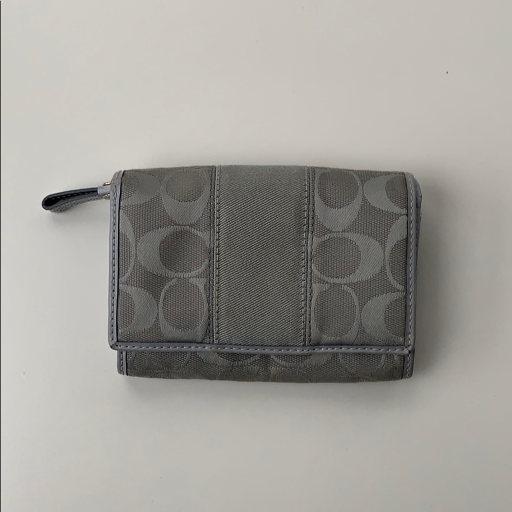 COACH Silver Wallet